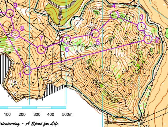 David Poland’s Analysis of Route Choices on Cooleman Ridge